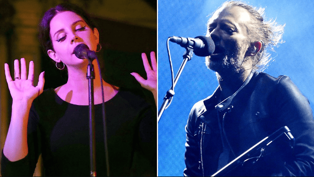 Lana del Rey and Thom Yorke of Radiohead.