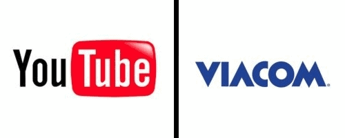 YouTube and Viacom logo.